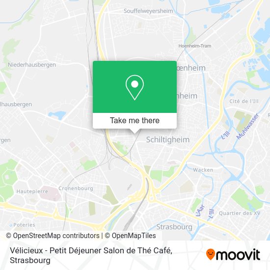 Vélicieux - Petit Déjeuner Salon de Thé Café map