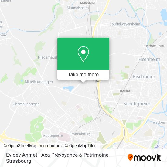 Evloev Ahmet - Axa Prévoyance & Patrimoine map