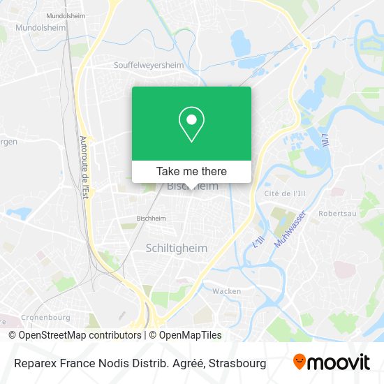 Reparex France Nodis Distrib. Agréé map