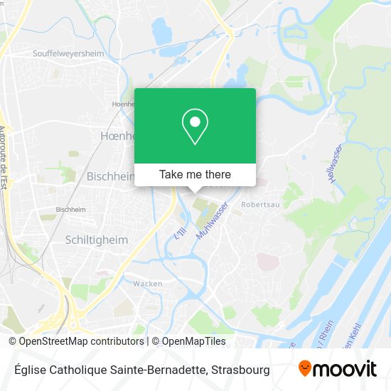 Église Catholique Sainte-Bernadette map