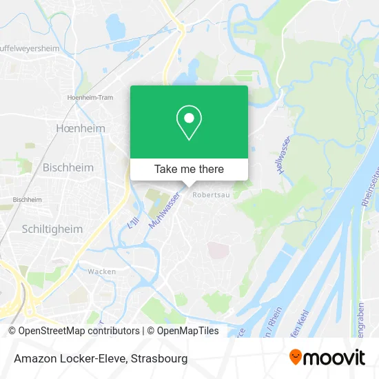 Amazon Locker-Eleve map