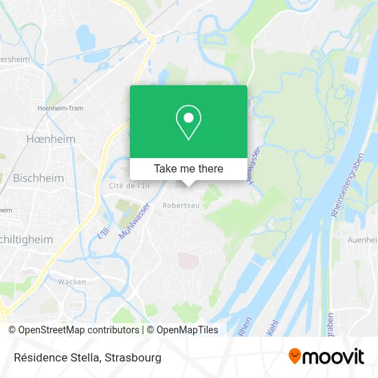 Résidence Stella map