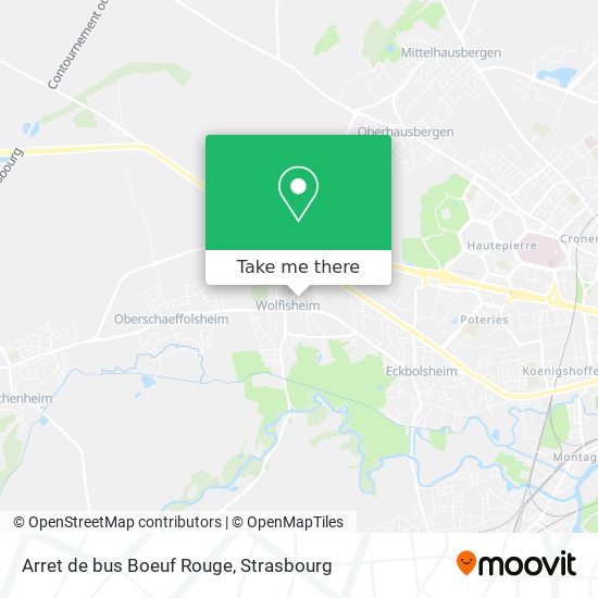Arret de bus Boeuf Rouge map