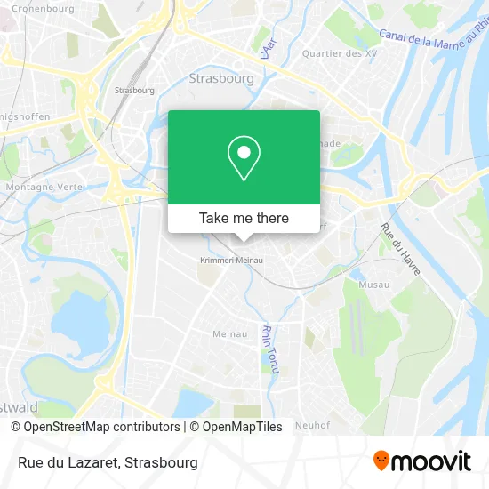 Rue du Lazaret map