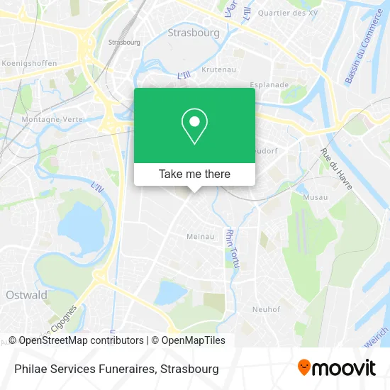 Philae Services Funeraires map