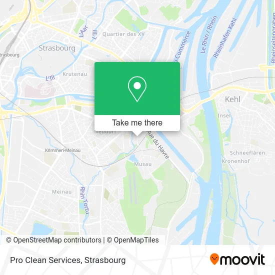 Pro Clean Services map