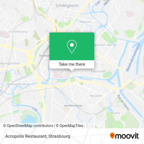 Restaurant Acropolis map