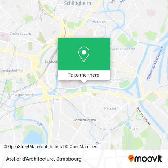 Atelier d'Architecture map