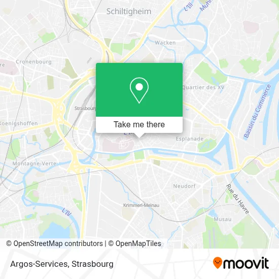 Argos-Services map