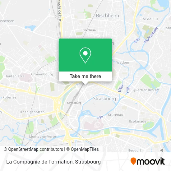 La Compagnie de Formation map