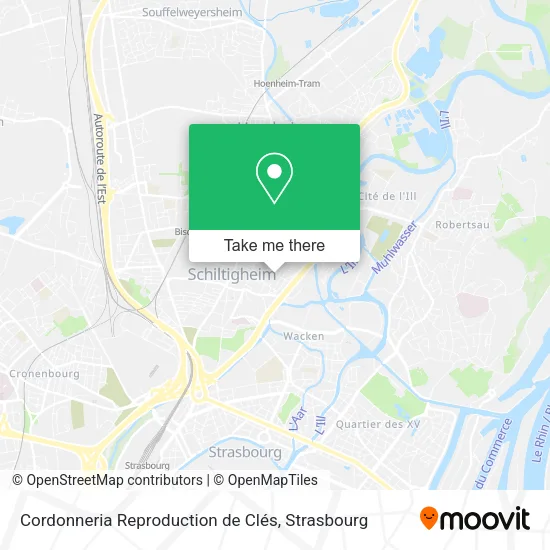 Cordonneria Reproduction de Clés map