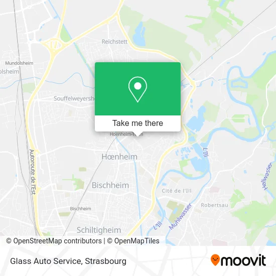 Glass Auto Service map