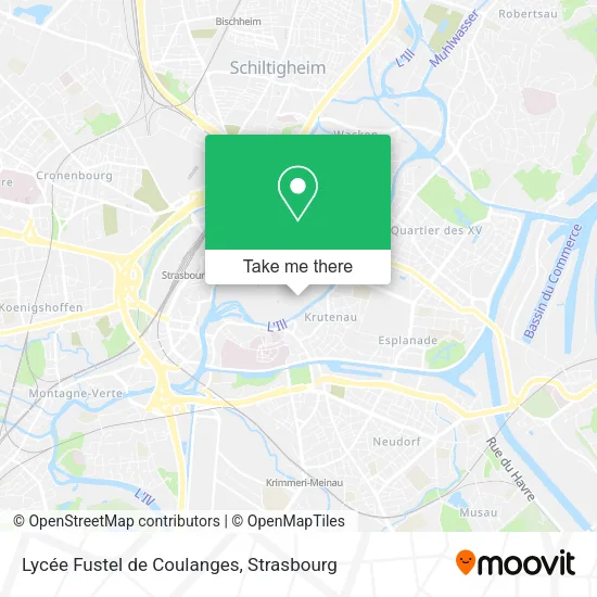 Lycée Fustel de Coulanges map