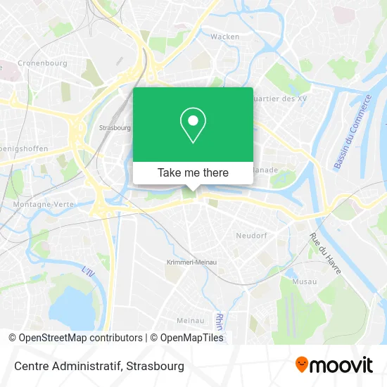 Centre Administratif map