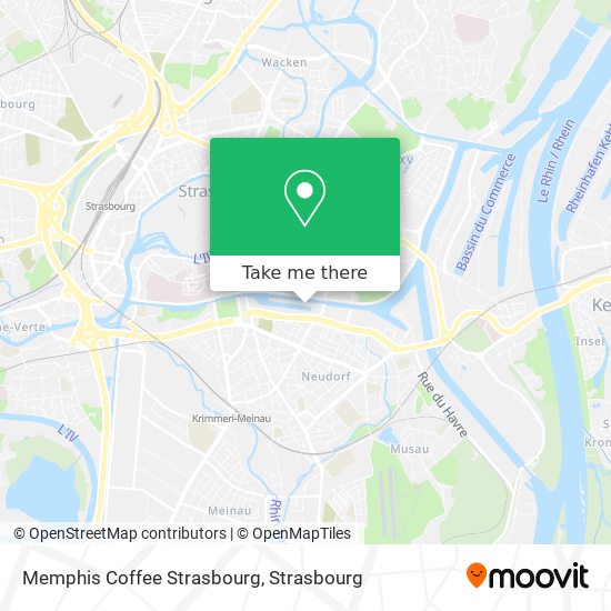 Memphis Coffee Strasbourg map