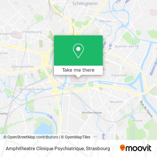 Mapa Amphitheatre Clinique Psychiatrique