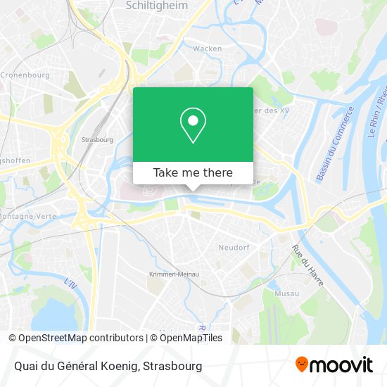 Quai du Général Koenig map