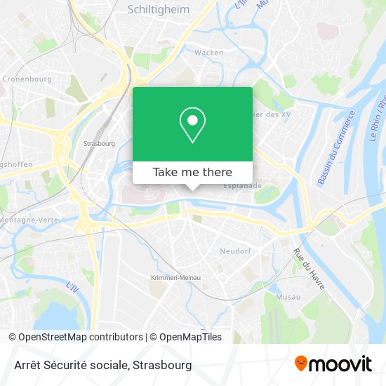 Arrêt Sécurité sociale map