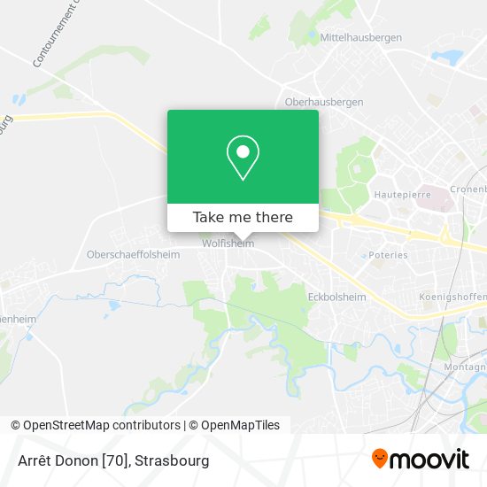Arrêt Donon [70] map