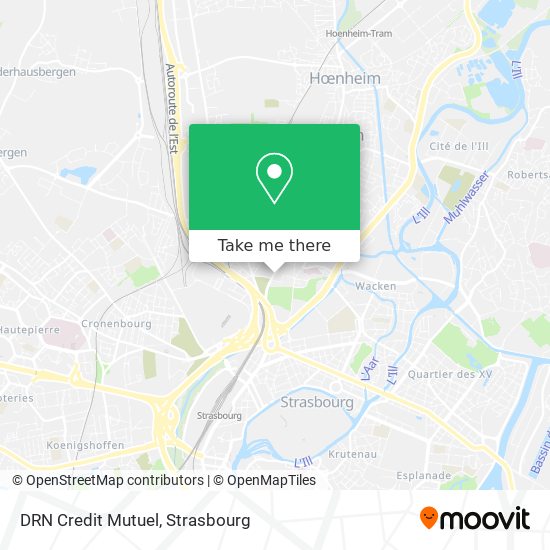 DRN Credit Mutuel map