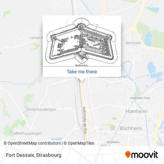 Fort Dessaix map