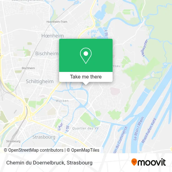 Chemin du Doernelbruck map