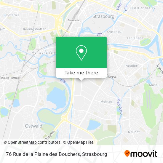 76 Rue de la Plaine des Bouchers map