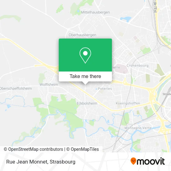 Rue Jean Monnet map