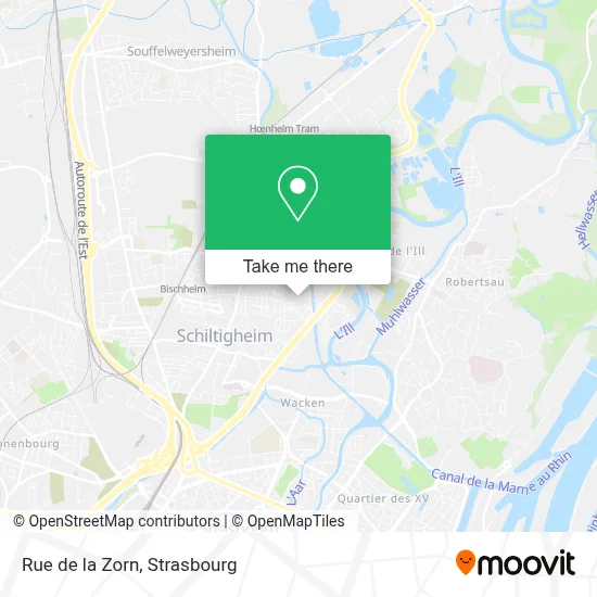Rue de la Zorn map