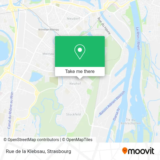 Rue de la Klebsau map