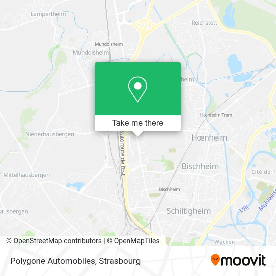 Polygone Automobiles map
