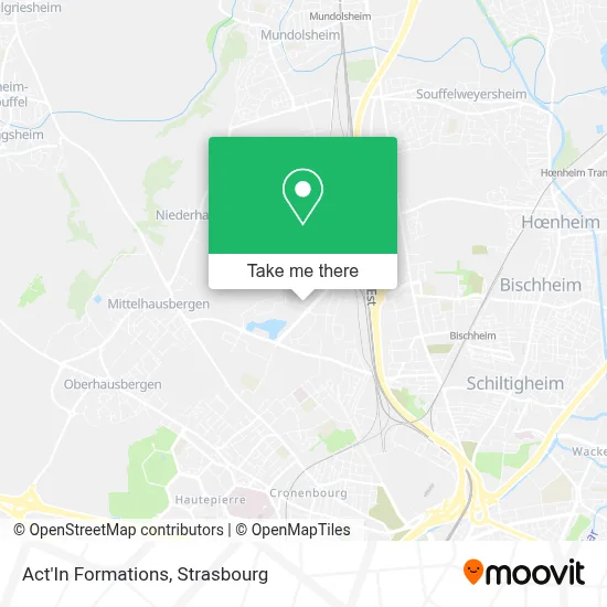 Act'In Formations map