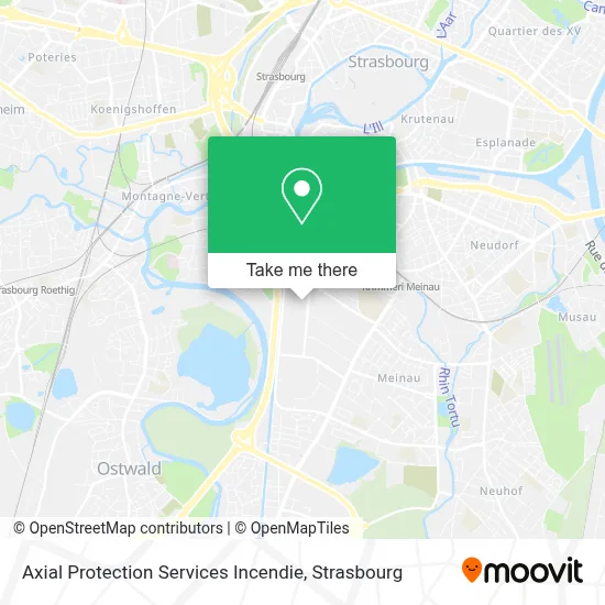 Axial Protection Services Incendie map
