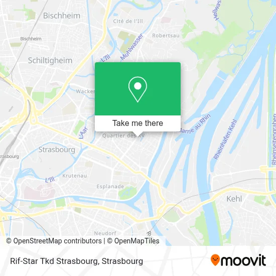 Rif-Star Tkd Strasbourg map