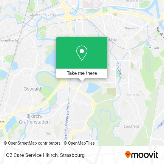 O2 Care Service Illkirch map