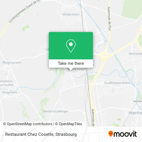 Restaurant Chez Cosette map