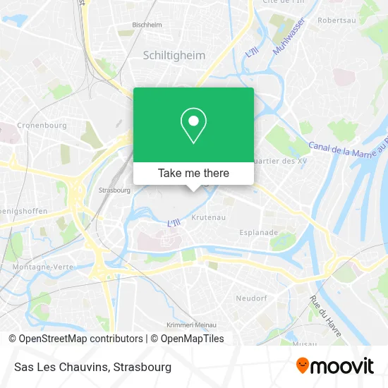 Sas Les Chauvins map