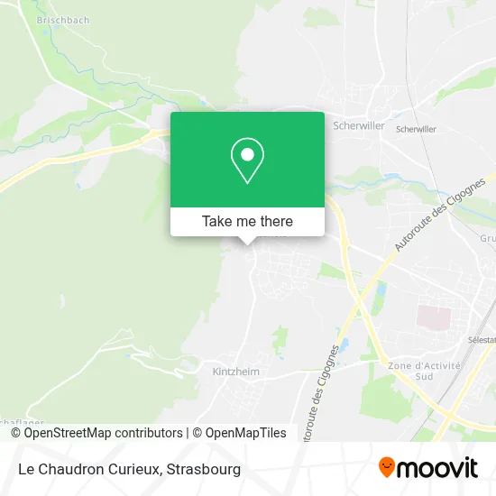 Le Chaudron Curieux map