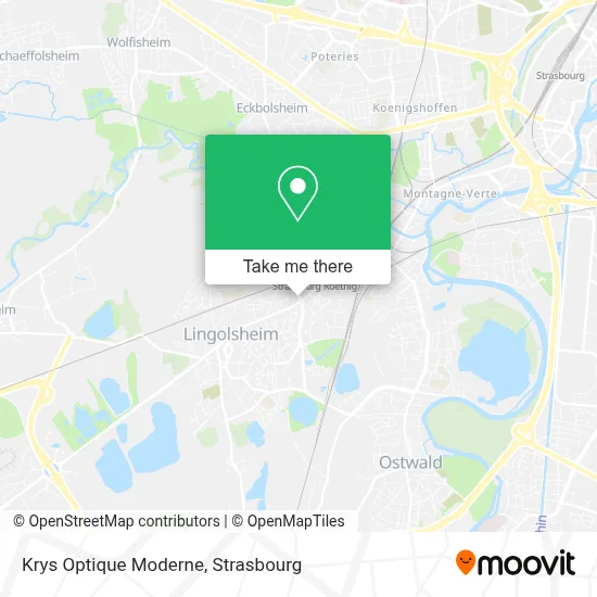 Krys Optique Moderne map