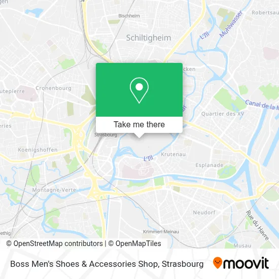 Boss Men's Shoes & Accessories Shop map