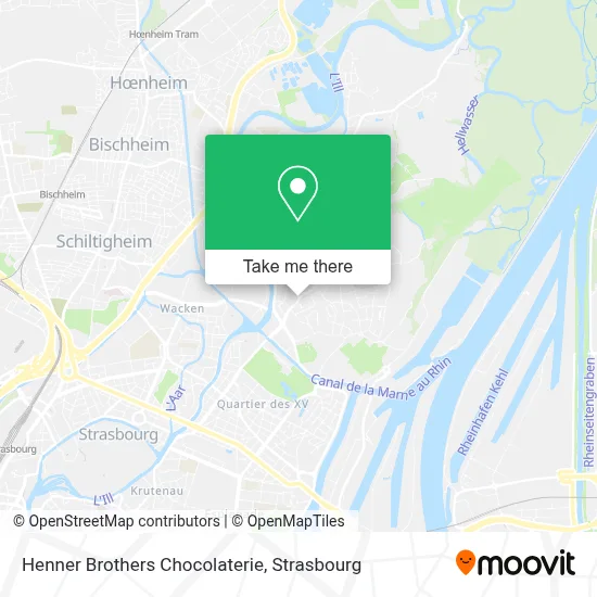 Henner Brothers Chocolaterie map