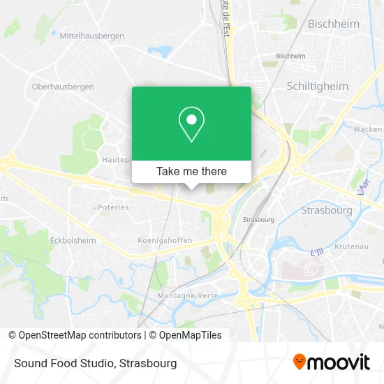 Sound Food Studio map