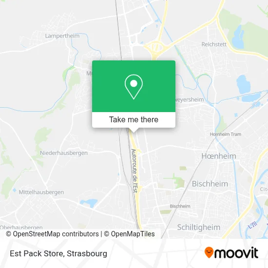 Est Pack Store map