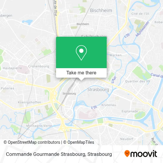 Commande Gourmande Strasbourg map
