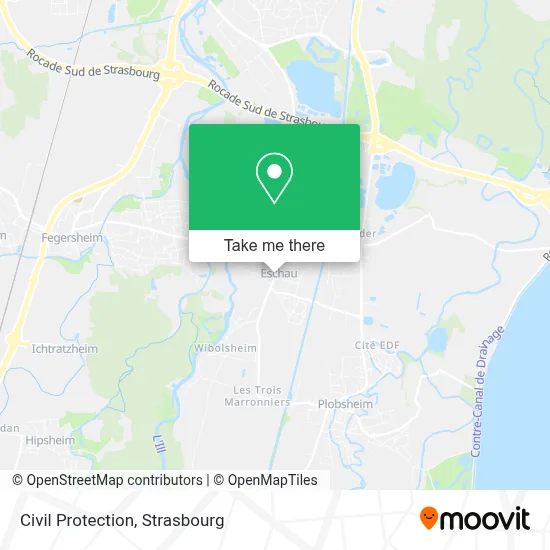 Protection Civile map