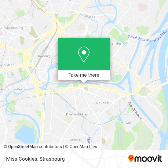 Miss Cookies map