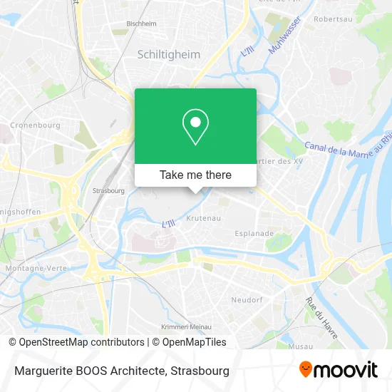 Marguerite BOOS Architecte map