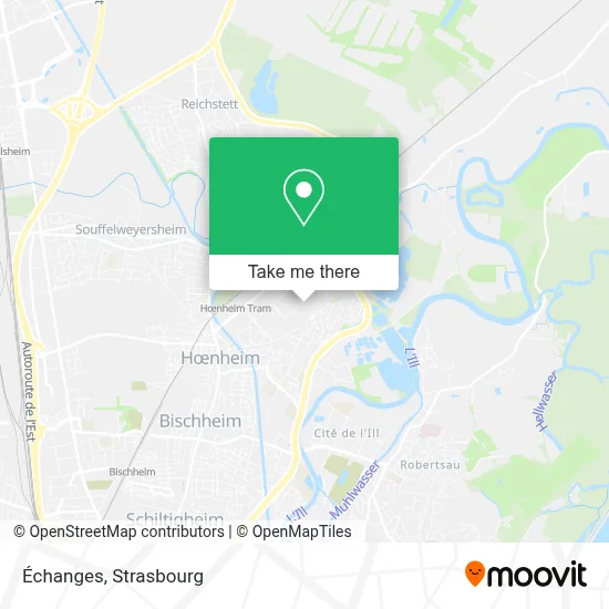 Échanges map