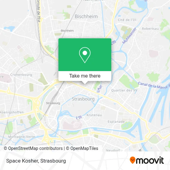 Space Kosher map