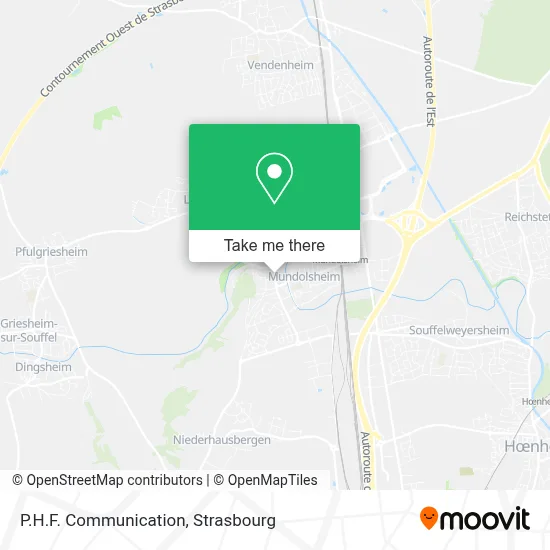 P.H.F. Communication map
